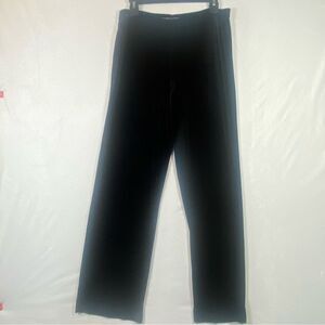 Notations Black Velour Pull On Pants Size Small